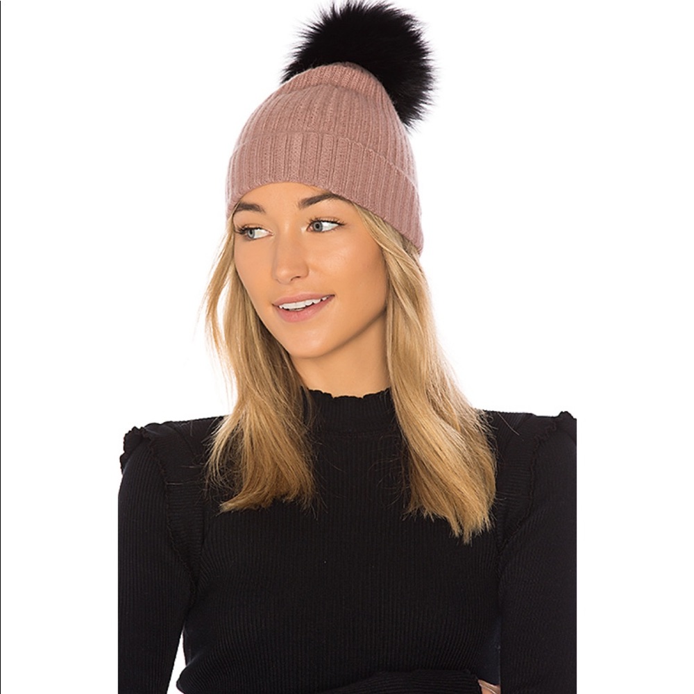 360 Cashmere Lulu Pom Beanie